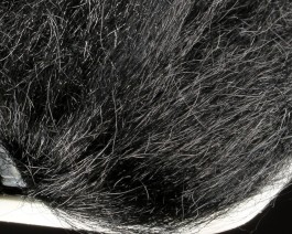 Fine Trilobal Wing Hair, Black